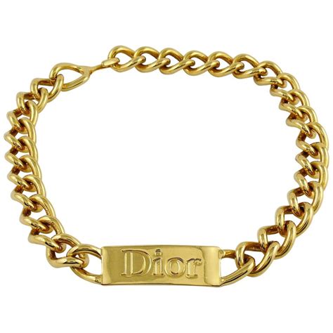 christian dior diamond necklace|Dior chunky necklace.